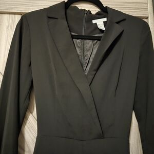 Elegant Black Long Sleeve Jumpsuit